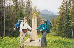 Spirit Eagle at the Canadian border, June 1999